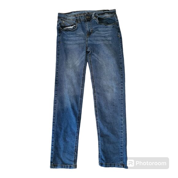Kenneth Cole Jeans Boys Size 29x27  Slim Straight Medium Wash Blue Denim - Picture 2 of 10